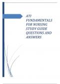 ATI FUNDAMENTALS FOR NURSING STUDY GUIDE QUESTIONS AND ANSWERS 