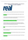 HFMA CRCR exam 2023 with 100&percnt; correct answers GRADED A&sol;LATEST VERSION