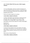 AC3 &plus; EXAM 2 PRACTICE Qs And As With Complete Solutions