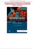 McCance & Heather’s Pathophysiology 9th Edition Chapter 1- 49 + NCLEX case studies | All Chapters, EXAM WITH 100% VERIFIED AND CORRECT ANSWERS(UPDATED2024)