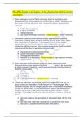 MARK Exam 1 &lpar;Chapter 1-4&rpar; Questions with Correct Answers&period;