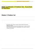 BIOD 121Module 5 Problem Set&lowbar; Essentials in Nutrition&period;