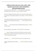 GFEBS Essentials-Subsumes L101E&comma; L201E&comma; L303E Questions and Answers Latest Update2024 &sol; 2025&period;Guaranteed Success&period;