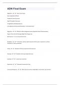 ADN 85 Final Exam Questions And Answers