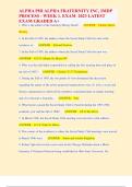 ALPHA PHI ALPHA FRATERNITY INC&comma; IMDP PROCESS - WEEK 1&period; EXAM 2023 LATEST EXAM GRADED A&plus;