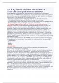ANCC IQ Domains 2 Question bank CORRECT  ANSWERS latest updated summer 2022&sol;2023
