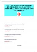 NUFT 204 EXAMS PACK &vert; QUESTIONS & ANSWERS &lpar;VERIFIED&rpar; &vert; LATEST UPDATE &vert; GRADED A&plus;  