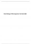 Brock Biology of Microorganisms Test Bank Q&A