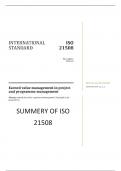 Summary ISO 21508-2018 -  Agile en Hybride Projectmanagement