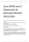 Army OPSEC level 1  &lpar;Newcomers &  Refresher&rpar; REVISED  2023&sol;&sol;2024