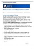 NURS 4455 Module 3 Assignment 1: Financial Management Case Study