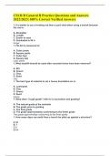 CSLB B General B Practice Questions and Answers 2022&sol;2023&vert; 100&percnt; Correct Verified Answers