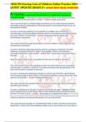 NGN PN Nursing Care of Children Online Practice 2024 LATEST UPDATES GRADE A&plus;&period;&lpar;most best study material&rpar;&period;