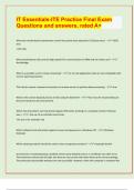 IT Essentials-ITE Practice Final Exam Questions and answers&comma; rated A&plus;&lbrack;latest exam  prediction paper 2024&sol;25&rsqb;
