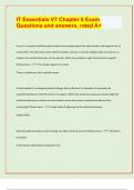 IT Essentials V7 Chapter 6 Exam Questions and answers&comma; rated A&plus;&lbrack;latest exam  prediction paper 2024&sol;25&rsqb;