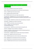 Abeka biology test 2 latest updated graded A&plus;