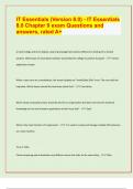 IT Essentials &lpar;Version 8&period;0&rpar; - IT Essentials  8&period;0 Chapter 9 exam Questions and&lbrack;latest exam  prediction paper 2024&sol;25&rsqb;  answers&comma; rated A&plus;