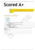 MGT 570 Finals 50 questions with correct answers Latest Update 2024&lpar;Solved By Expert&period;&rpar;Guaranteed Success&period;