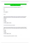 Brown PSU Econ 104 Final Exam Actual Questions and Answers 2024 Graded A+