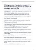 Milady standard barbering chapter 8 basics of electricity Exam Questions & Answers [GRADED A]