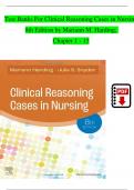 Clinical Reasoning Cases in Nursing, 8th Edition TEST BANK by Mariann M. Harding, Verified Chapters 1 - 15, Complete Newest Version