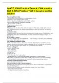 INACE&comma; CNA Practice Exam 4&comma; CNA practice test 2&comma; CNA Practice Test 1&comma; Complete Verified Solution