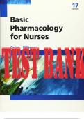 TEST BANK for Basic Pharmacology for Nurses 17th Edition by Willihnganz Michelle and Clayton Bruce. ISBN-13 978-0323311120. (All Chapters 1-49)