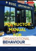 Instructor Solution Manual For Organizational Behaviour Improving Performance And Commitment In The Workplace 5ce Jason A. Colquitt, Jeffery A. LePine, Michael J. Wesson, Ian Gellatly Chapter 1-15