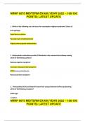 NRNP 6675 MIDTERM EXAM &lpar;YEAR 2022 &ndash; 100&sol;100 POINTS&rpar; LATEST UPDATE NRNP 6675 MIDTERM EXAM &lpar;YEAR 2022 &ndash;2023score 100&sol;100 POINTS&rpar; LATEST UPDATE 1&period; Which of the following are risk factors for neuroleptic malignant syndrome&quest; Select all that applyAge Rapid dose