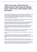 TNCC test prep  plus written exam 2024 updated guide 100% verified