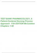 Test bank pharmacology a patient centered nursing process approach 11th edition by linda e mccuist