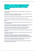 Police ACT 120 Authority and Jurisdiction Exam Questions with 100&percnt; Correct Answers Bundled Package 