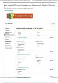 Neurological Physical Assessment Assignment Results &vert; Turned In