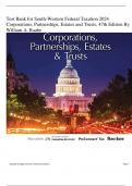 Test Bank for South-Western Federal Taxation 2024 Corporations, Partnerships, Estates and Trusts, 47th Edition By William A. Raabe