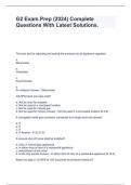 G2 Exam Prep &lpar;2024&rpar; Complete Questions With Latest Solutions&period;