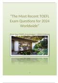 The Full TPO Tests for TOEFL Exam