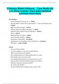 I Human Mabel Johnson &lowbar; Case Study-83 y&sol;o obese woman -knee pain-updated versiom-2022-2023 Key findings&colon; - Chronic progressive knee pain&comma; R > L - MSAP - Morning stiffness of joints &lpar;knees and hands&rpar; for < 1 hour exacerbated by cold &ndash; related - Right