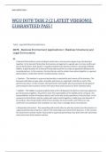 WGU D078 TASK 2 &lpar;2 LATEST VERSIONS&rpar;  GUARANTEED PASS &excl;