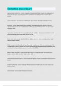 Esthetics state board exam question and answer latest update 