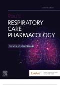 Rau's Respiratory Care Pharmacology 11E 2024 by DouglasS. Gardenhire,EdD,RRT,RRT-NPS,FAARC
