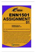 ENN1504 ASSIGNMEN 1 SEMESTER 1 2024 ANSWERS AND GUIDLINES