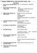 PEDIATRIC CCRN &lpar;CRITICAL CARE REGISTERED NURSE&rpar; - HOT SPOT NOTES