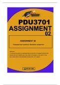 PDU3701 ASSIGNMENT 2 2024 ANSWERS AND GUIDELINES