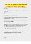 chem 1041 lab final study guide &lpar;questions  from pre-lab quizzes & lab reports&rpar;