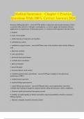 Medical Insurance - Chapter 1 Practice Questions With 100&percnt; Correct Answers 2024