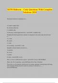 M370 Midterm &ndash; Cady Questions With Complete Solutions 2024