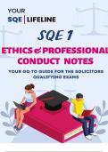 SQE 1 Ethics and Professional Conduct Notes 