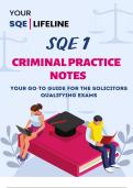 SQE 1 Criminal Practice Notes
