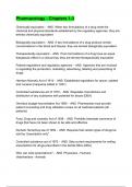 Pharmacology - Chapters 1-3 2024