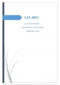 LPL4802 Assignment 01 Answers Semester 1 2024